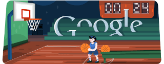 Google Doodle : le logo du jour est aux couleurs du basketball