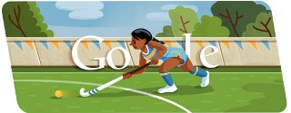 Un Google Doodle aux couleurs du hockey sur gazon