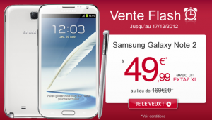 Virgin Mobile vend le Galacy Note 2 à 49,99 euros