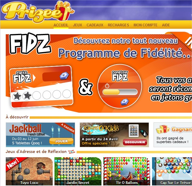 jeux avec bonus