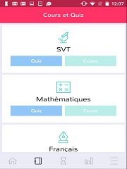 Application mobile, plusieurs programmes pour la revision des collegiens