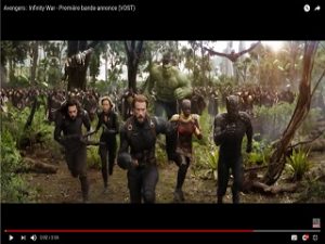 Avengers Infinity War, le film de superheros des comics Marvel a un trailer