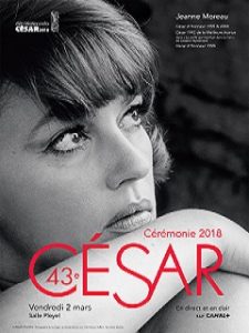 Cesar 2018 dedie a Jeanne Moreau, l affiche de la 43e ceremonie honore l icone