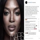 Naomi Campbell devient l’égérie de Nars Cosmetics