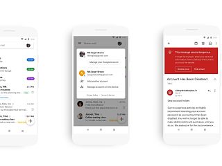 Application mobile de Gmail sous Android, une mise a jour de Google