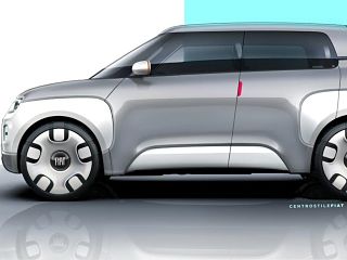 Fiat Centoventi, concept modulable de citadine electrique au Salon de Geneve