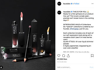 Haus Laboratories, Lady Gaga presente sa ligne de maquillage avec plusieurs produits de makeup