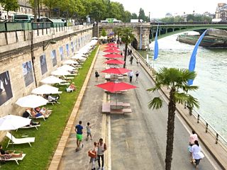 Paris plages, des activites sportives sur la Seine et a la Villette pendant l ete