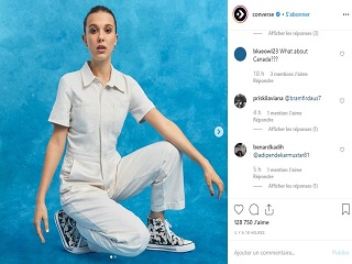 Converse : Millie Bobby Brown, l actrice britannique signe une collection de sneakers