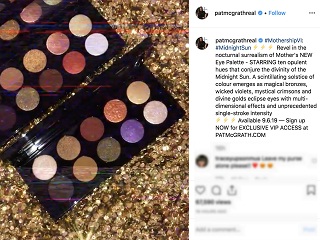 Collection de maquillage : Pat McGrath Labs, l entreprise de luxe devoile sa palette sur Instagram