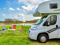 Vacances, le camping car est un mode de transport prise par les Francais