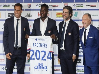 Tino Kadewere a rejoint l’effectif de l’Olympique lyonnais