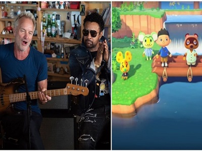 Le single de Sting et de Shaggy en exclusivité dans Animal Crossing @ CréditsphotoAbaca