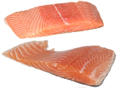 Des tranches de saumon