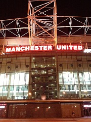 L’entrée du stade de Manchester United