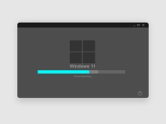 Une fenêtre de téléchargement de Microsoft Windows 11