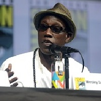 Wesley Snipes avec un chapeau au Comic Con