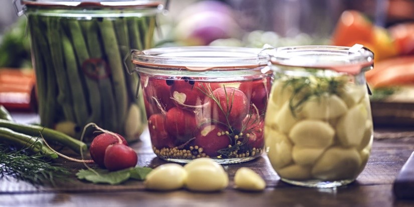 Des aliments fermentés riches en probiotiques 
