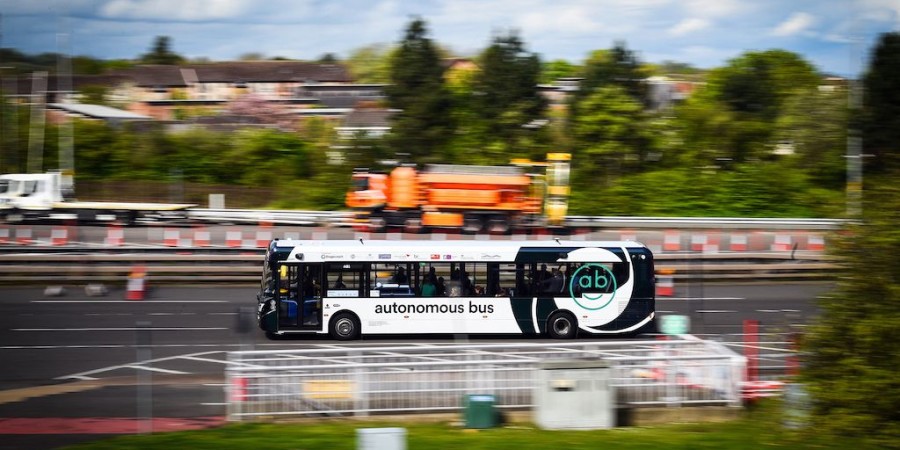 Le bus autonome qui circulera à Edimbourg