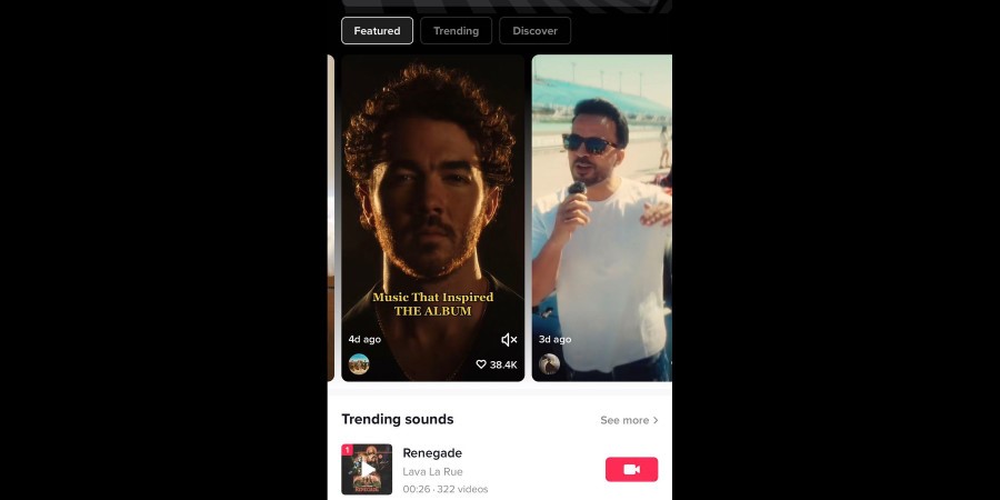 La page de NewMusic Hub sur Tiktok