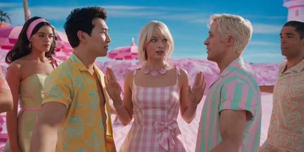 Une image du film Barbie où l’on voit le personnage de Ken