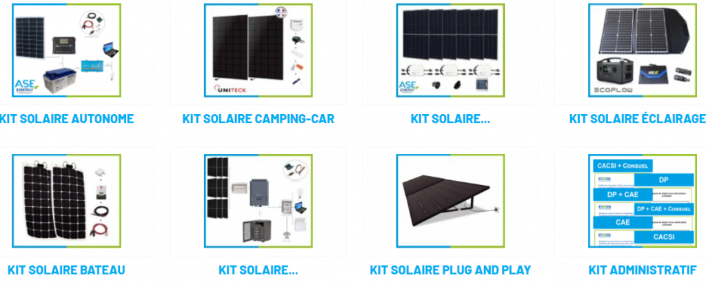 Des kits solaires
