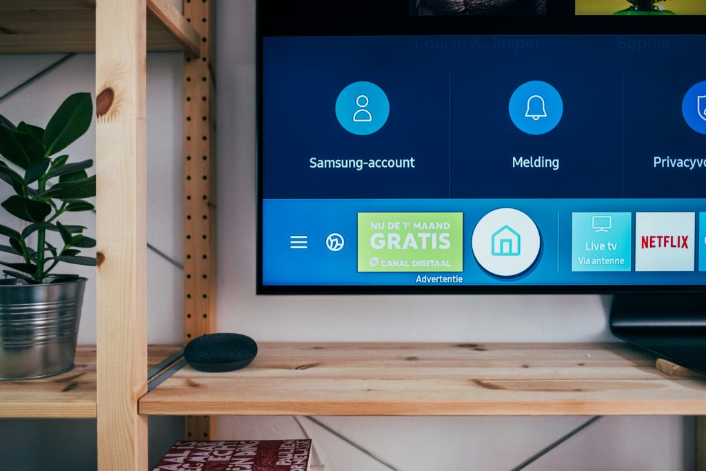 Interface Samsung TV Plus affichant une sélection de chaînes en streaming gratuit