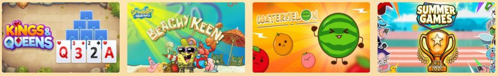 Affiches de jeux en ligne